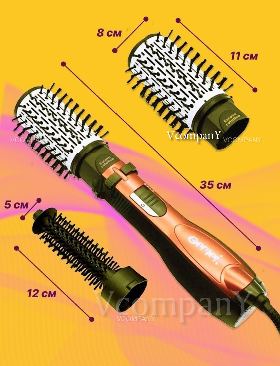 Վարսահարդարիչ 3-ը 1-ում Gemei GM-4828, изображение 5