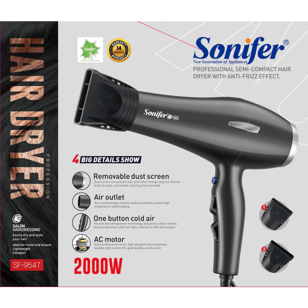 Վարսահարդարիչ SONIFER SF-9547, изображение 4