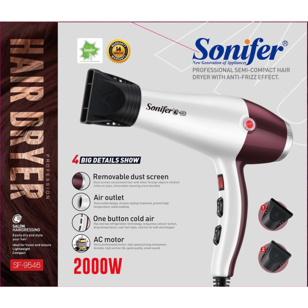 Վարսահարդարիչ SONIFER SF-9546, изображение 3