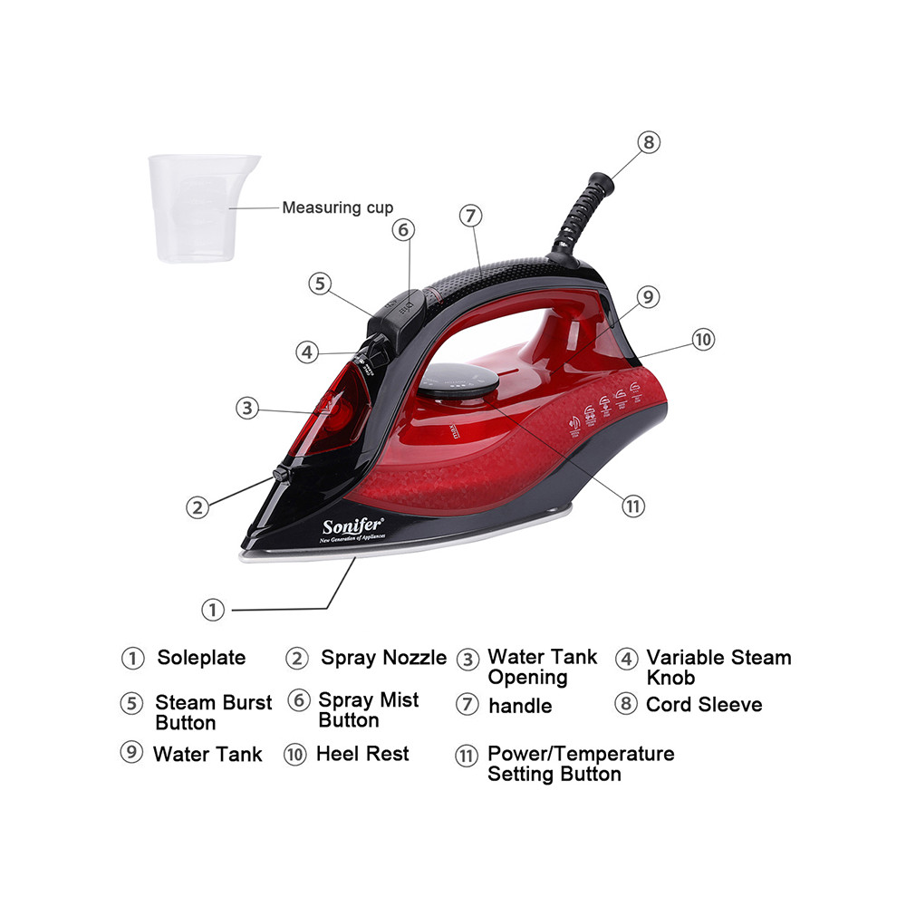 Արդուկ SONIFER SF-9048, изображение 8