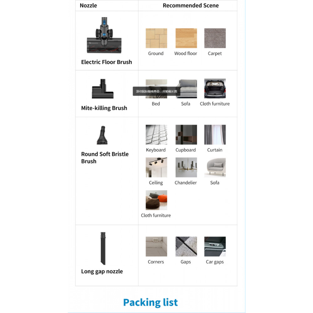 Անլար Փոշեկուլ 2-ը 1-ում|SONIFER SF-2225, изображение 6