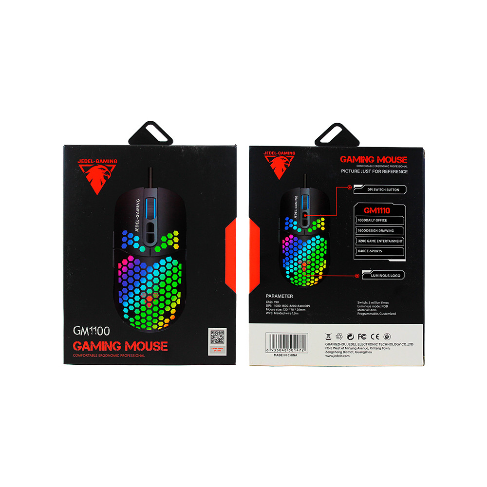 Խաղային LED Մկնիկ JEDEL GM1100, изображение 2