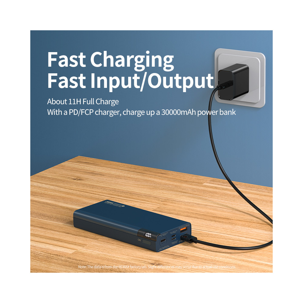 Հեռախոսի Լիցքավորիչ Power Bank REMAX RPP-257 30000mAh (QC+PD), изображение 4