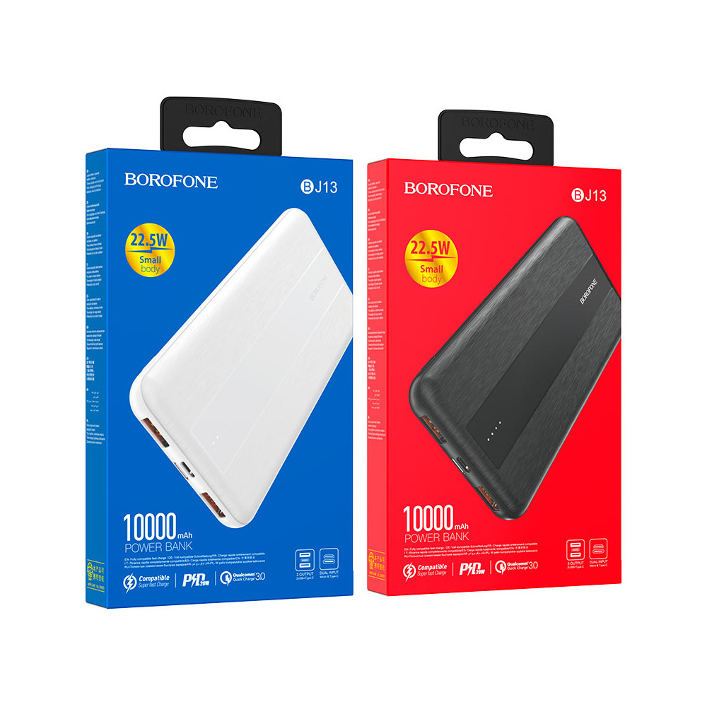 Հեռախոսի Լիցքավորիչ Power Bank BOROFONE BJ13 10000mAh (QC3.0+PD), изображение 5