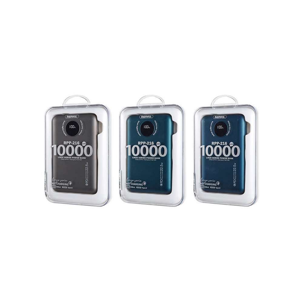 Հեռախոսի Լիցքավորիչ Power Bank REMAX RPP-216 10000mAh (QC+PD), изображение 5