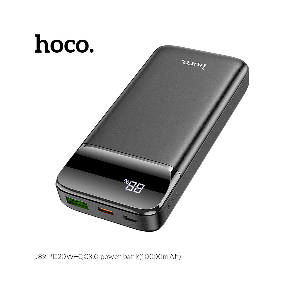 Հեռախոսի Լիցքավորիչ Power Bank HOCO J89 10000mAh (QC3.0+PD3.0), изображение 2