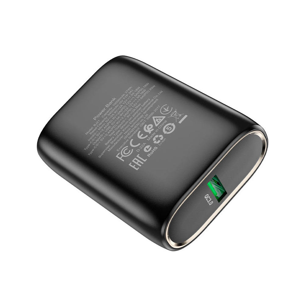 Հեռախոսի Լիցքավորիչ Power Bank BOROFONE BJ21 10000mAh (QC3.0+PD), изображение 4