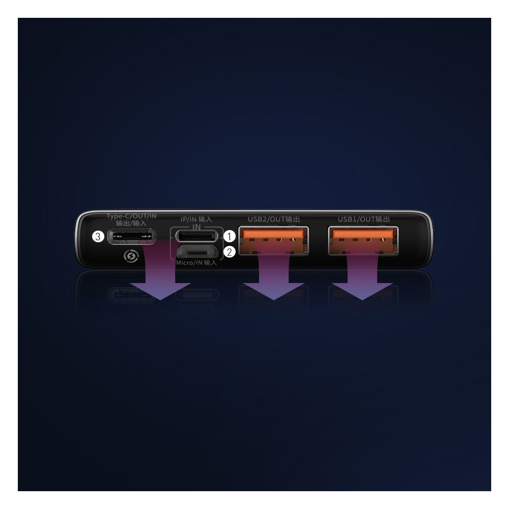 Հեռախոսի Լիցքավորիչ Power Bank BASEUS PPAD000001 10000mAh (22.5W), изображение 4