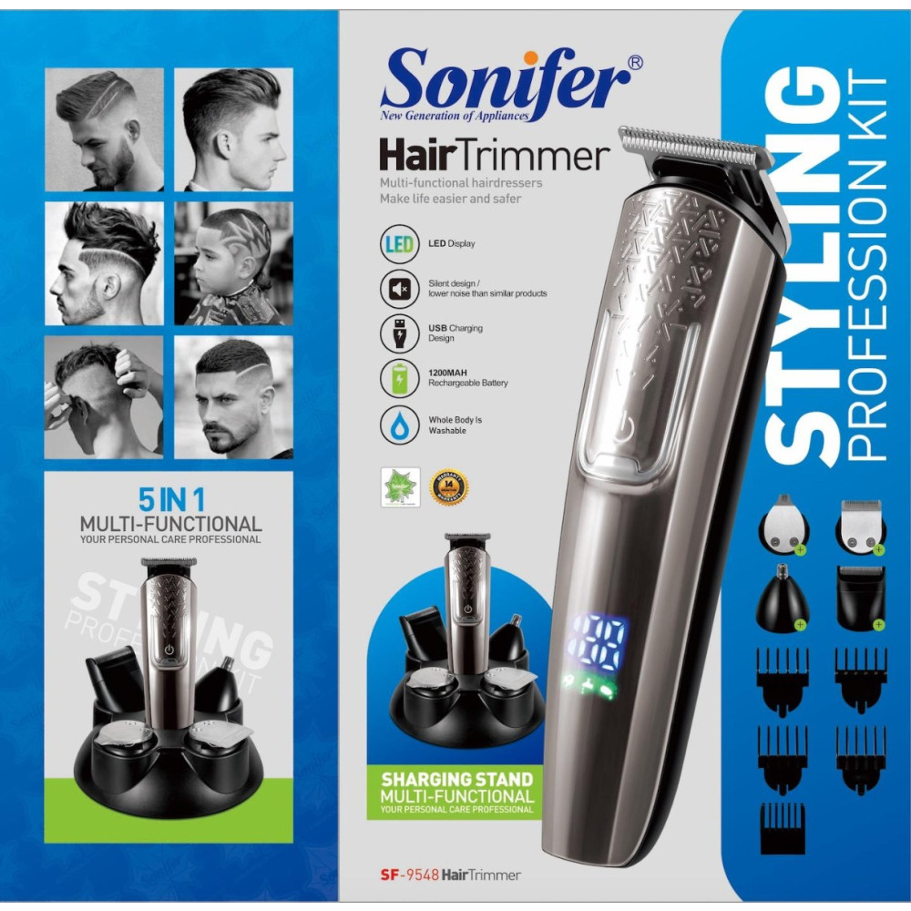 Մազ կտրող սարք 5-ը 1-ում SONIFER SF-9548, изображение 7