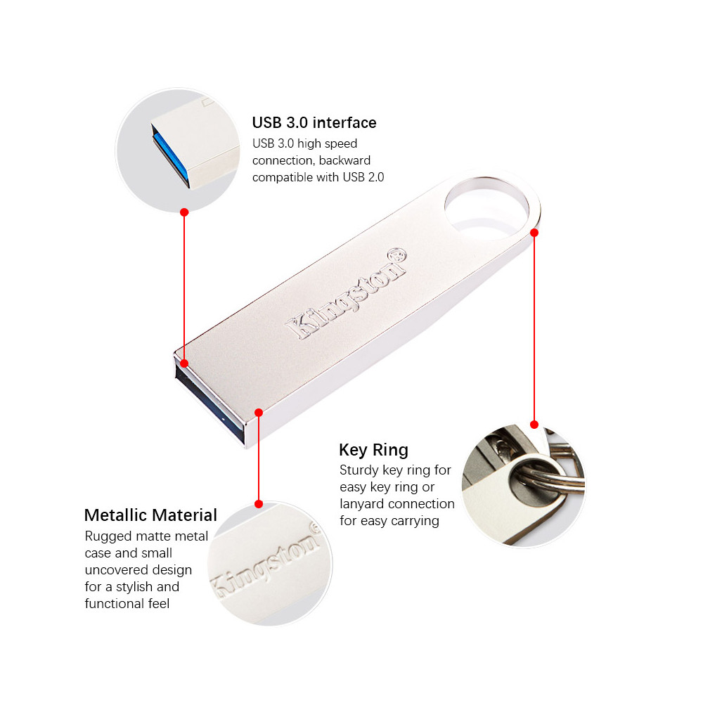 USB Ֆլեշ Կրիչ |Kingston SE9 G2 |2GB/4GB/8GB/16GB/32GB/64GB, изображение 3