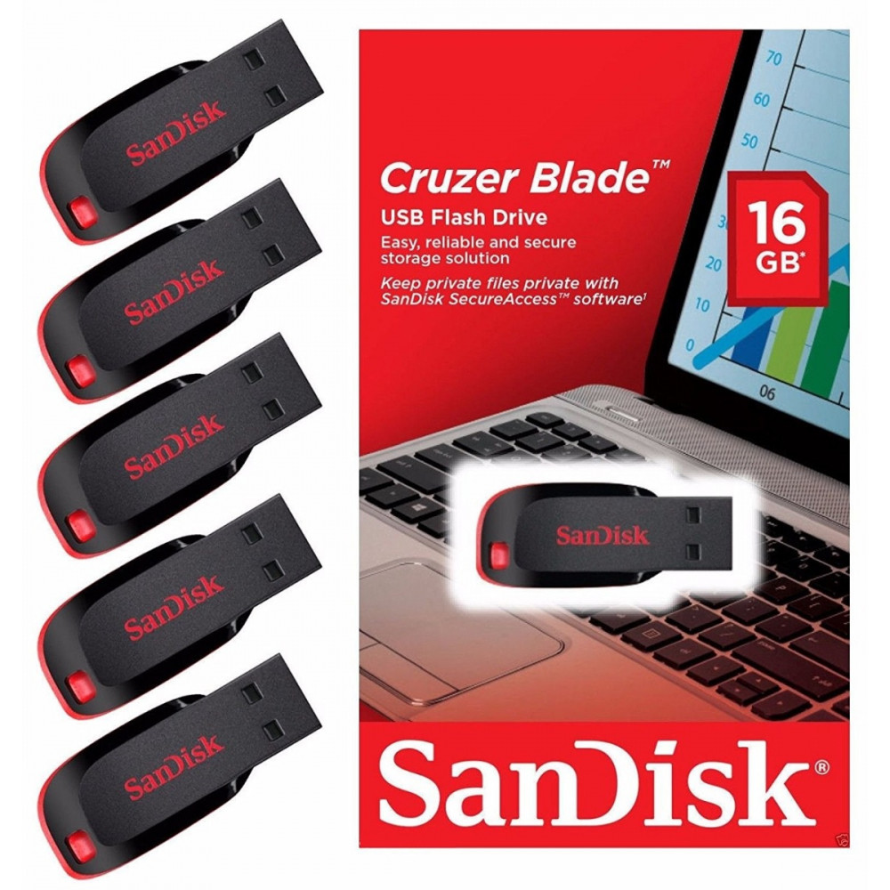 USB Ֆլեշ Կրիչ |SanDisk Cruzer Blade |1GB/4GB/8GB/16GB/32GB/64GB, изображение 5