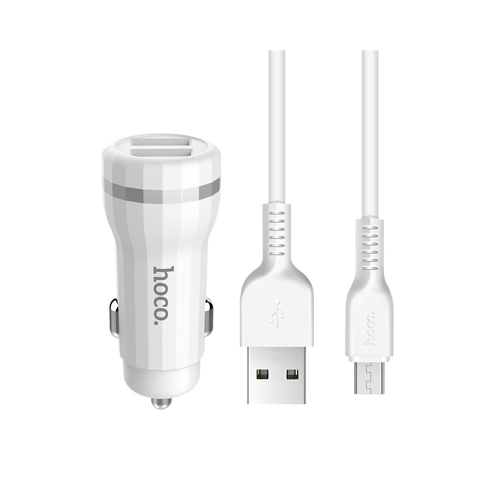 Ավտոմեքենայի Լիցքավորիչ և Լար |HOCO Z27|Micro USB/Lightning/Type-C, изображение 2