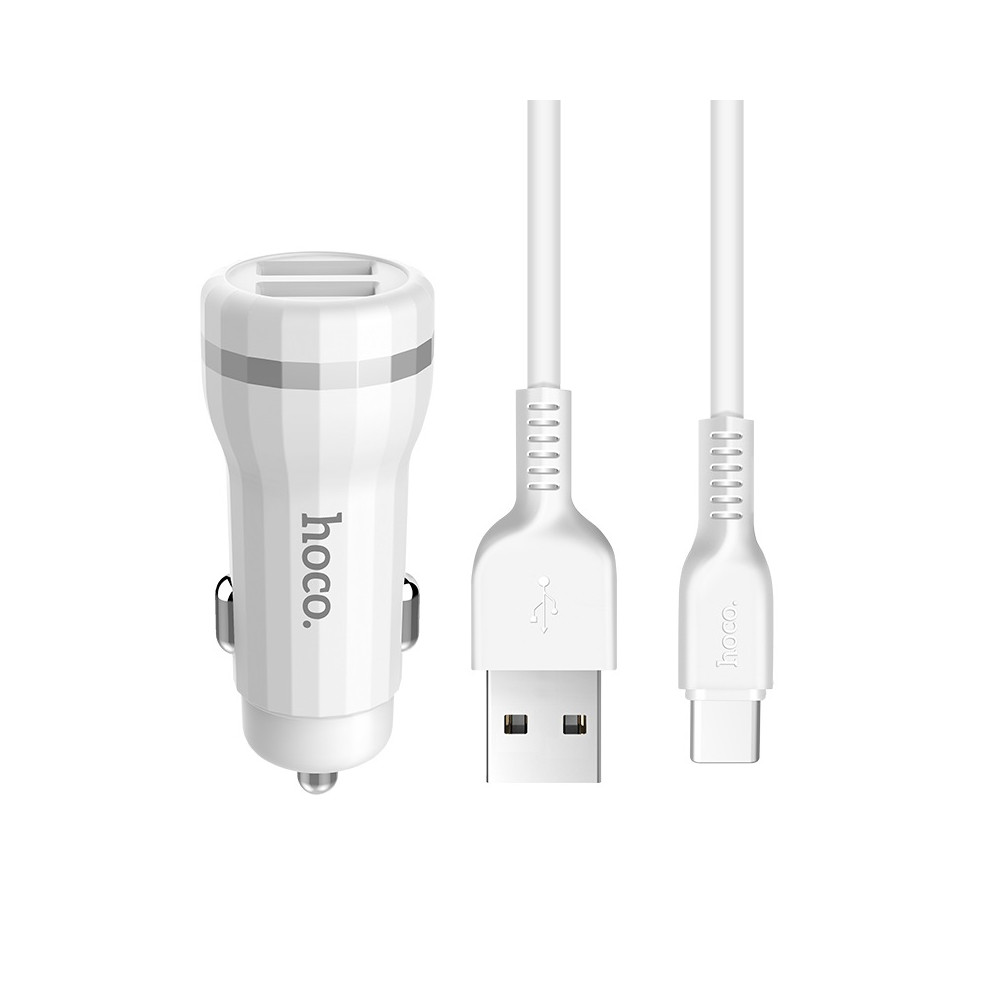 Ավտոմեքենայի Լիցքավորիչ և Լար |HOCO Z27|Micro USB/Lightning/Type-C, изображение 3