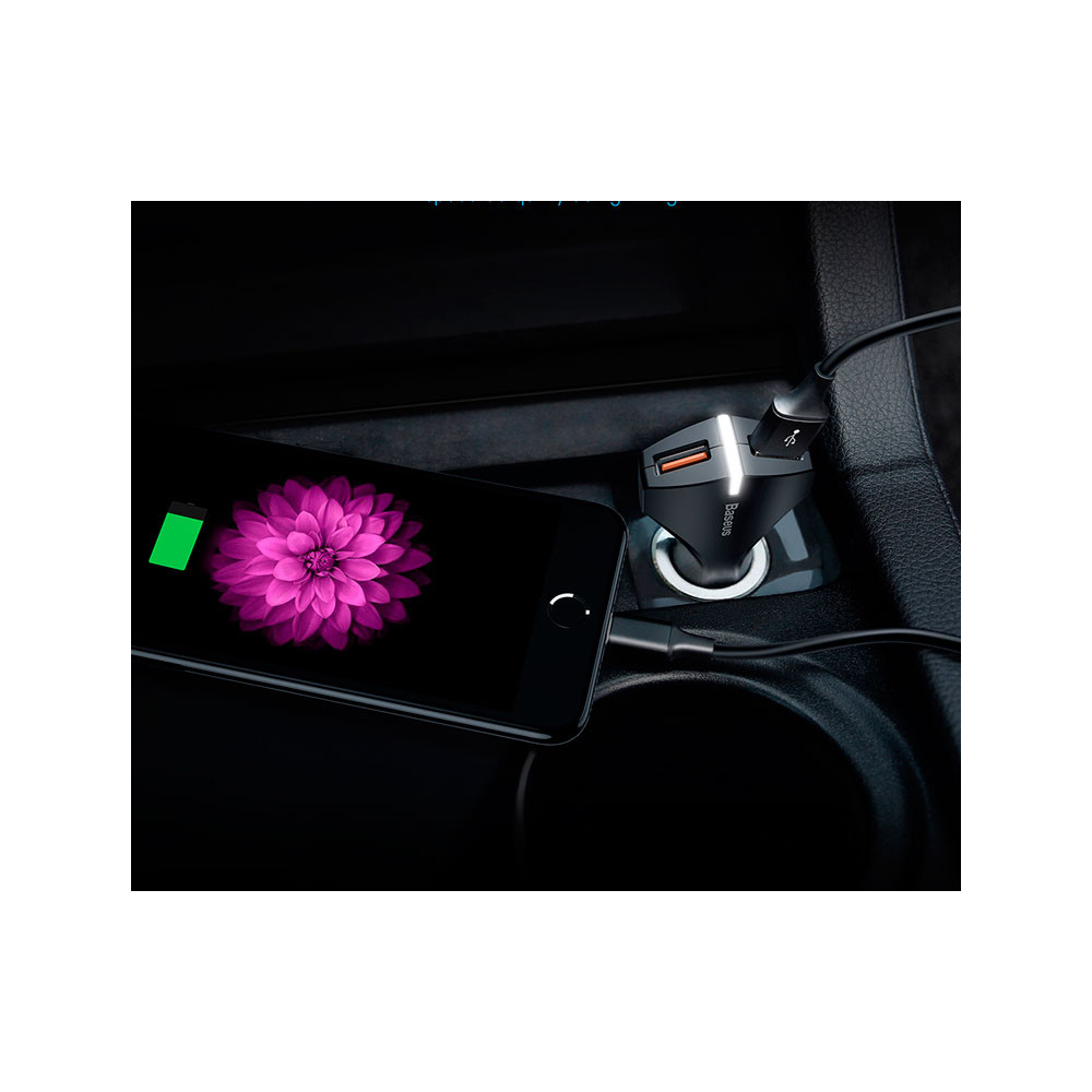 Ավտոմեքենայի Լիցքավորիչ |BASEUS CCALL-RK01 |QC3.0, изображение 6