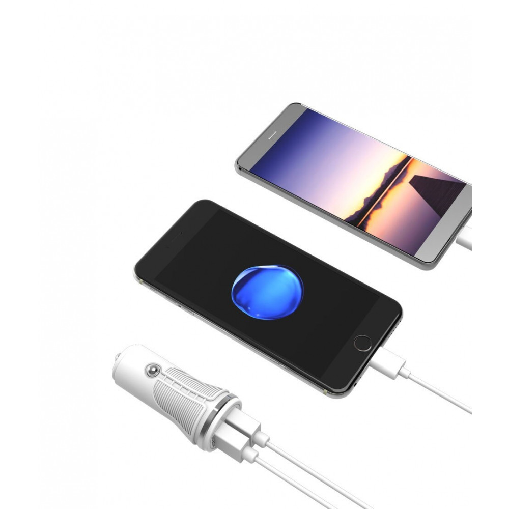 Ավտոմեքենայի Լիցքավորիչ և Լար |MOXOM KC-11|Micro USB/Lightning, изображение 6