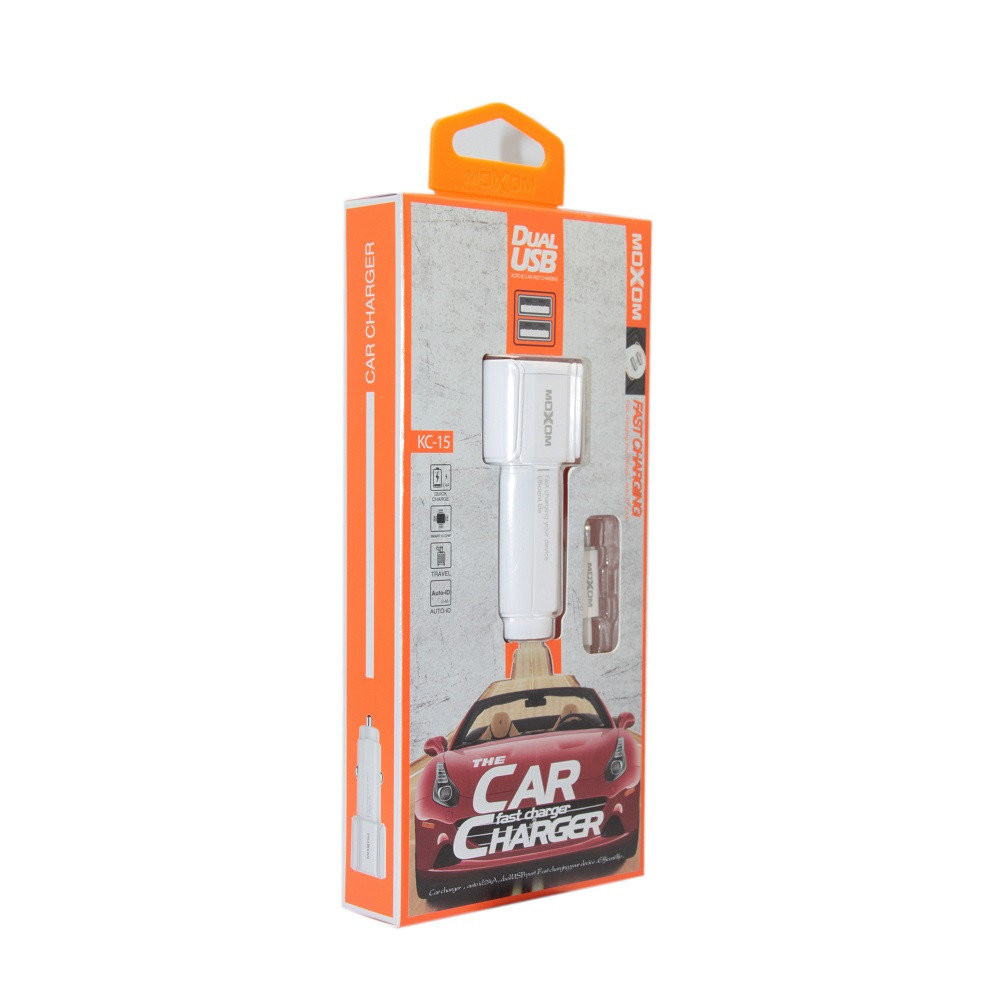 Ավտոմեքենայի Լիցքավորիչ և Լար |MOXOM KC-15|Micro USB/Lightning/Type-C, изображение 8