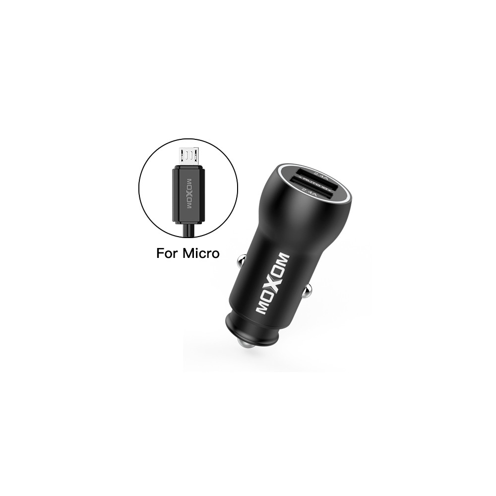 Ավտոմեքենայի Լիցքավորիչ և Լար |MOXOM MX-VC04|Micro USB/Lightning/Type-C, изображение 2