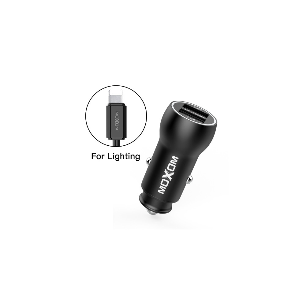 Ավտոմեքենայի Լիցքավորիչ և Լար |MOXOM MX-VC04|Micro USB/Lightning/Type-C, изображение 3