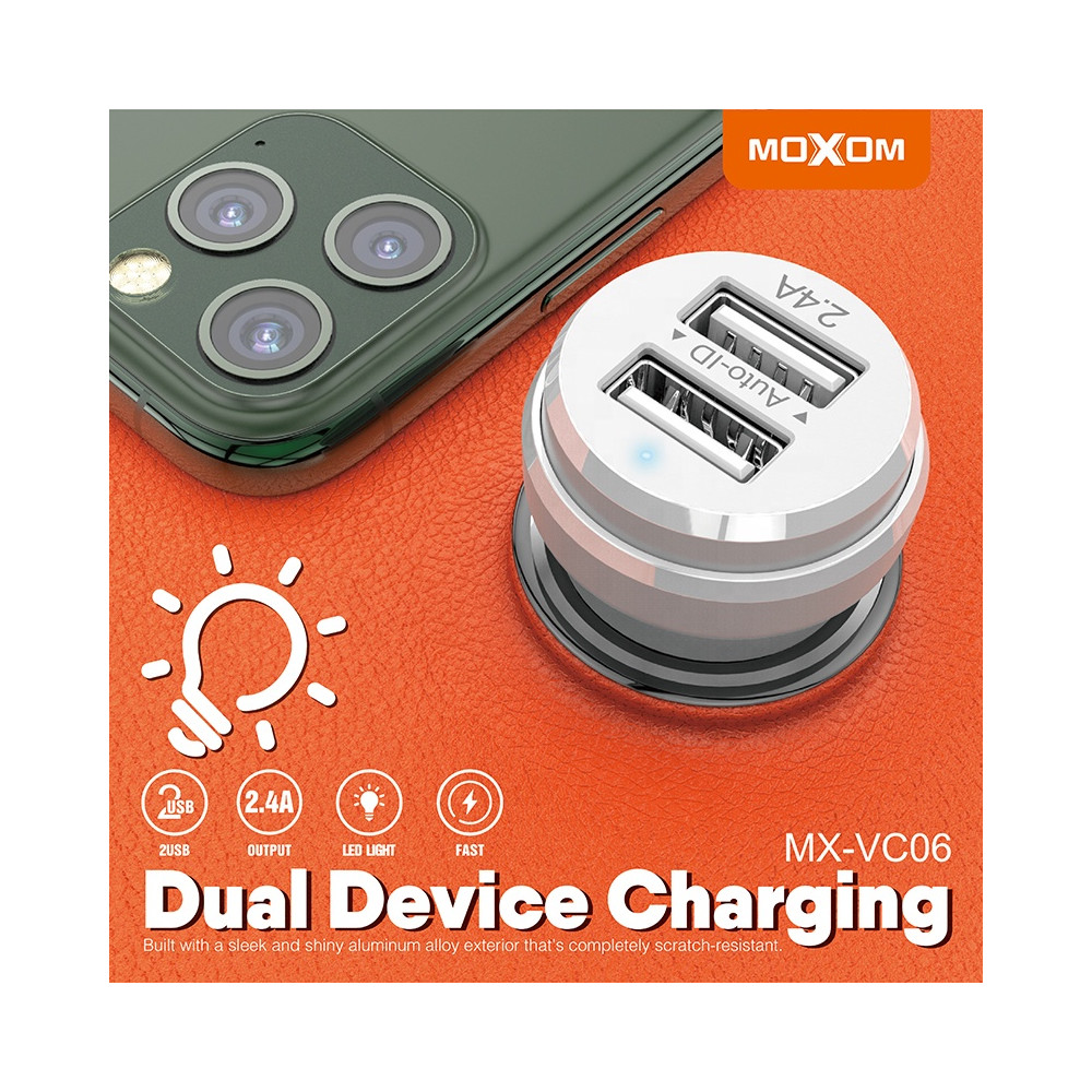 Ավտոմեքենայի Լիցքավորիչ |MOXOM MX-VC06, изображение 5