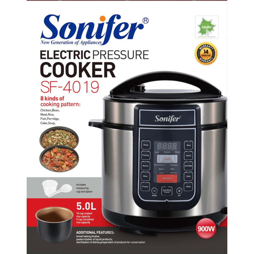 Էլեկտրական ճնշման կաթսա Sonifer SF- 4019, изображение 4