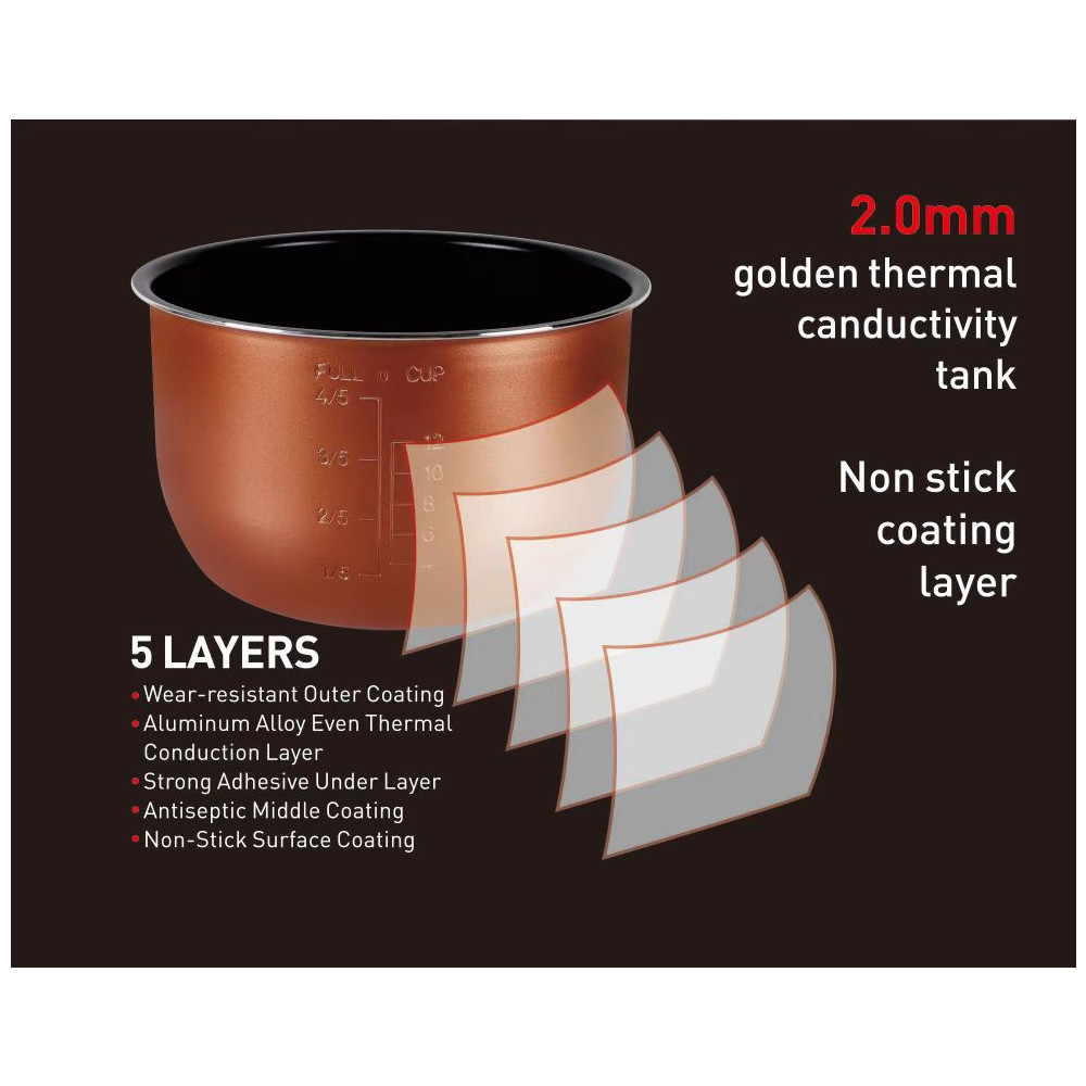 Էլեկտրական ճնշման կաթսա Sonifer SF- 4009, изображение 3