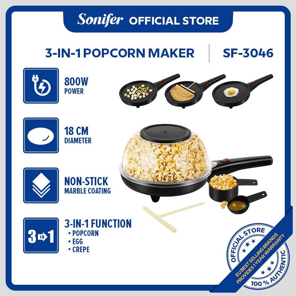 Պոպկորն պատրաստող սարք 3-ը 1-ում SONIFER SF-3046, изображение 7