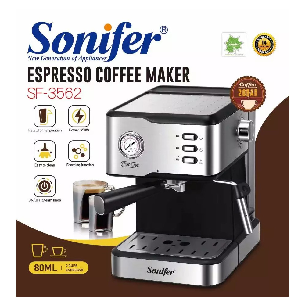 Սուրճ Պատրաստող Սարք SONIFER SF-3562, изображение 3