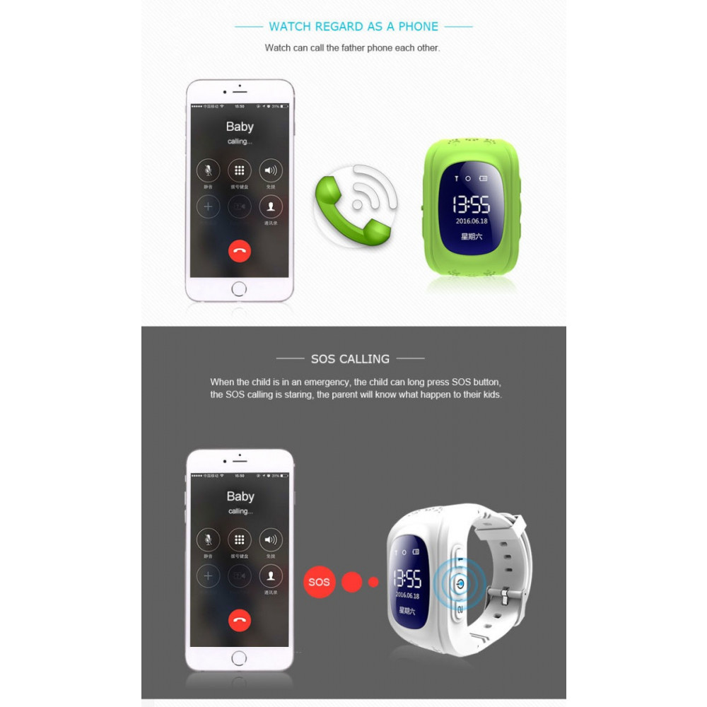 Մանկական Խելացի Ժամացույց Q50, изображение 10