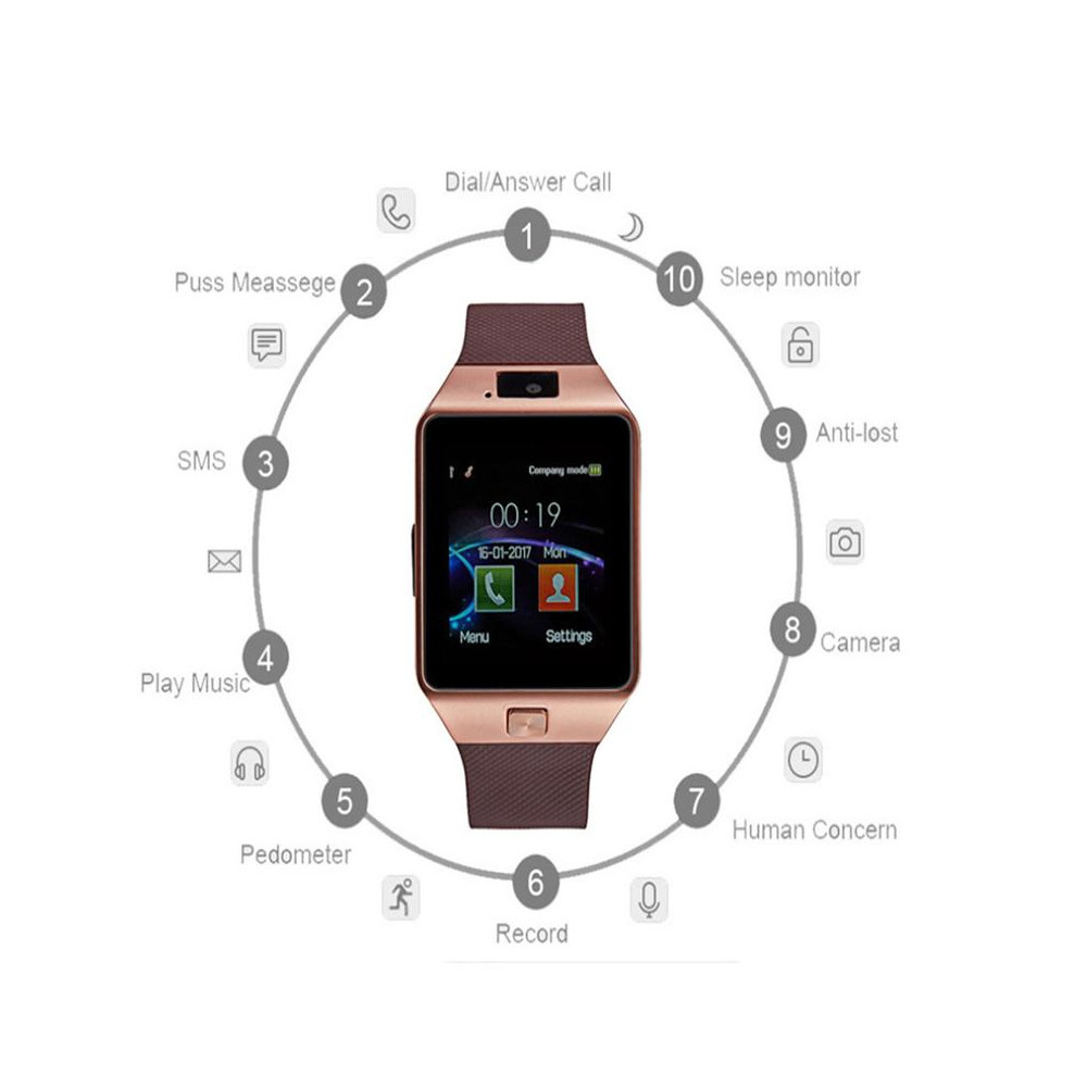 Սմարթ Ժամացույց DZ09, изображение 9
