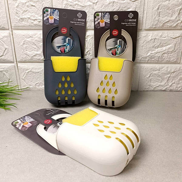 Լվացարանի սիլիկոնե սպունգի կախիչ, изображение 2