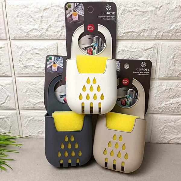 Լվացարանի սիլիկոնե սպունգի կախիչ, изображение 6