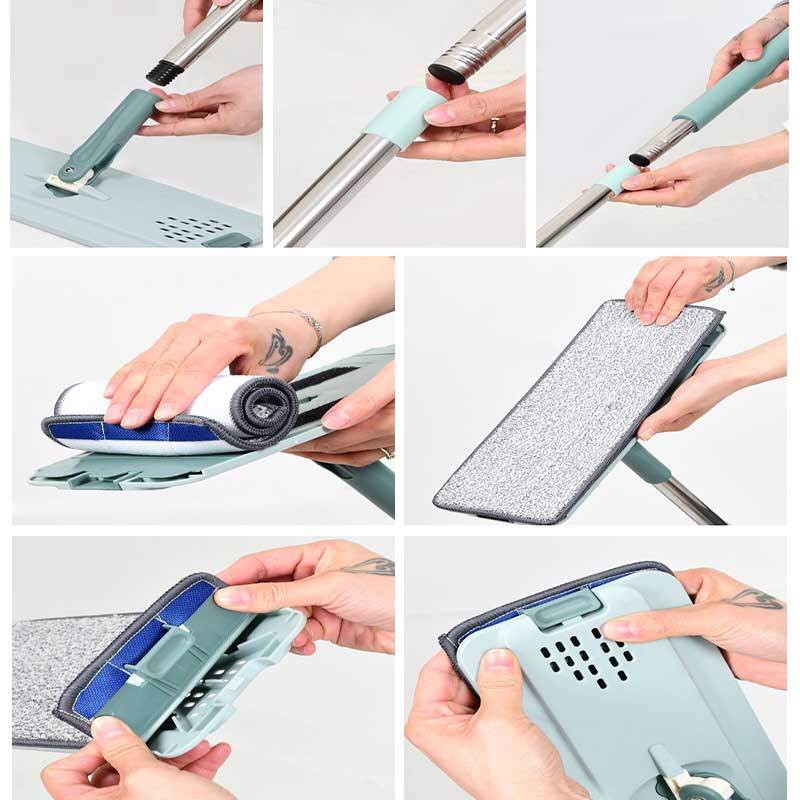 Շվաբրա դույլով ինքնամաքրվող 10-12 լիտր ջրի տարայով, изображение 2