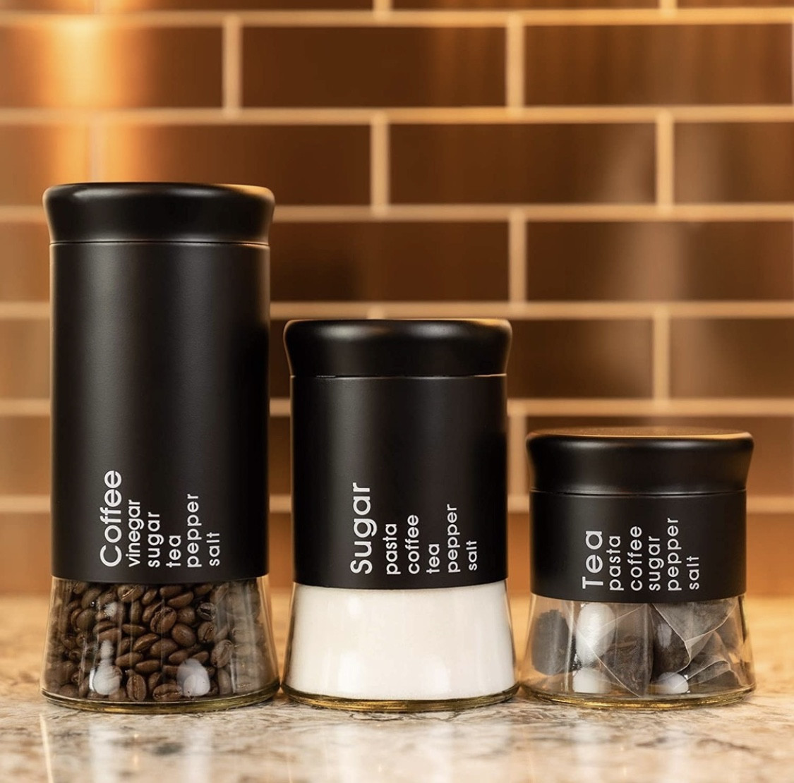 Համեմունքների տարաների հավաքածու 3 կտոր, изображение 2