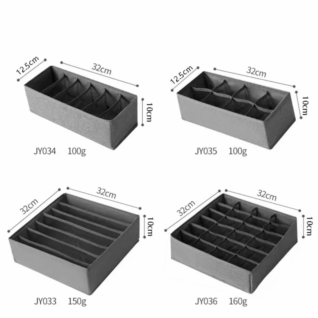 Կտորե դարակաշարների 4 հավաքածու, изображение 13