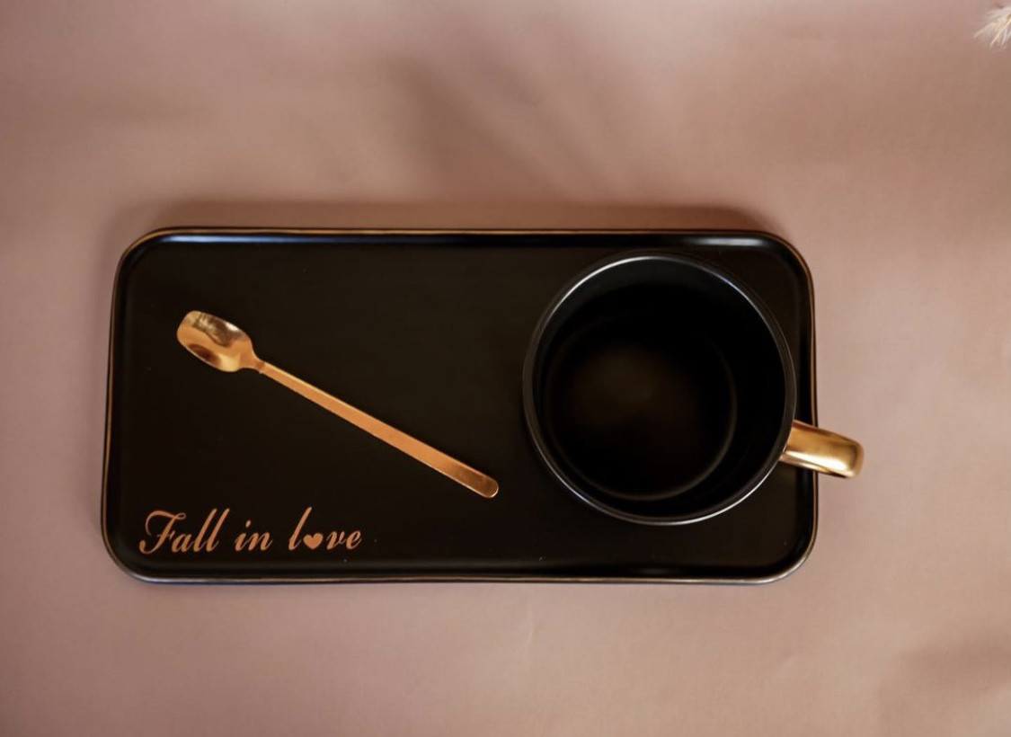 Սուրճի բաժակ կերամիկական տակդիրով 1 հատ, изображение 3