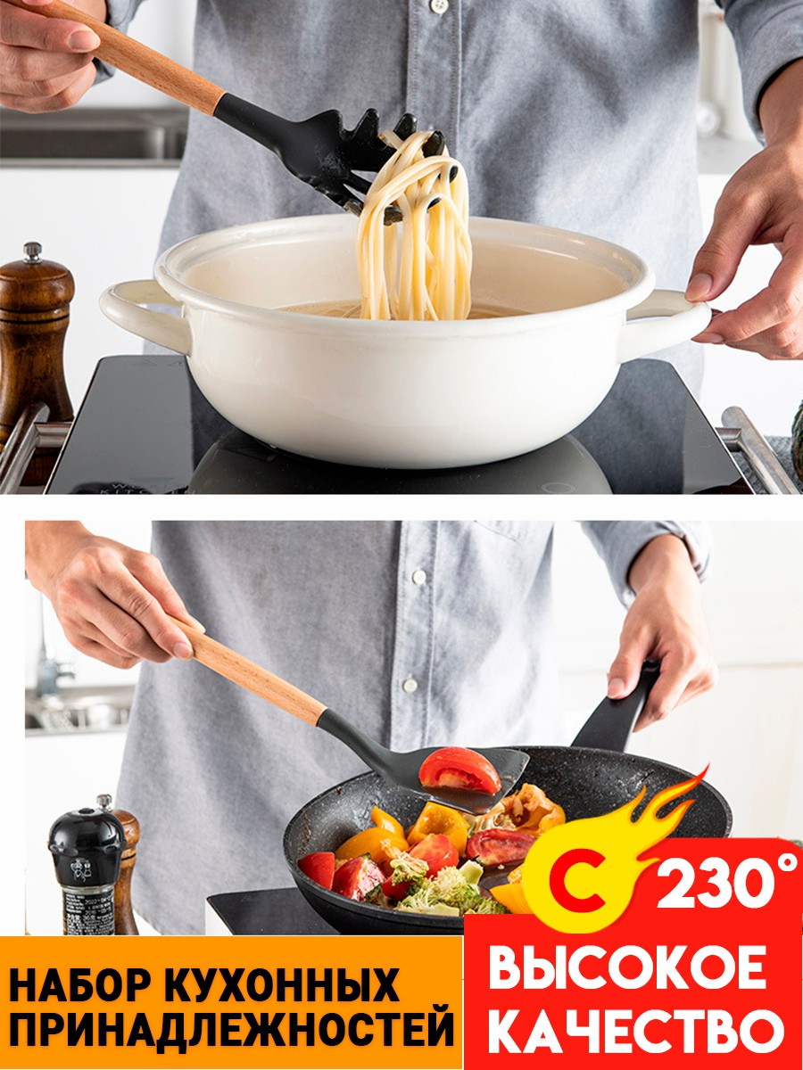 Սիլիկոնե գդալների հավաքածու 12 կտոր առկա են գույներ, изображение 4