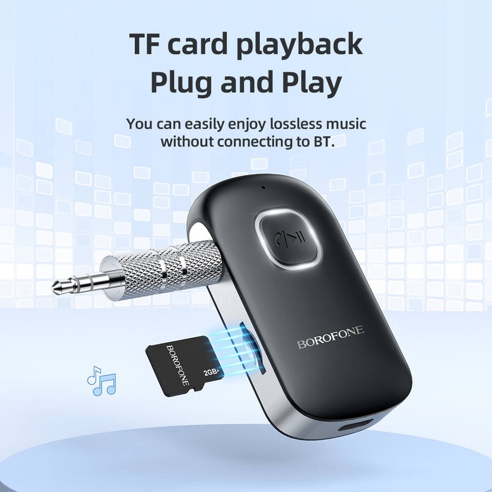 Bluetooth Ադապտեր AUX Ելքով BOROFONE BC42, изображение 12