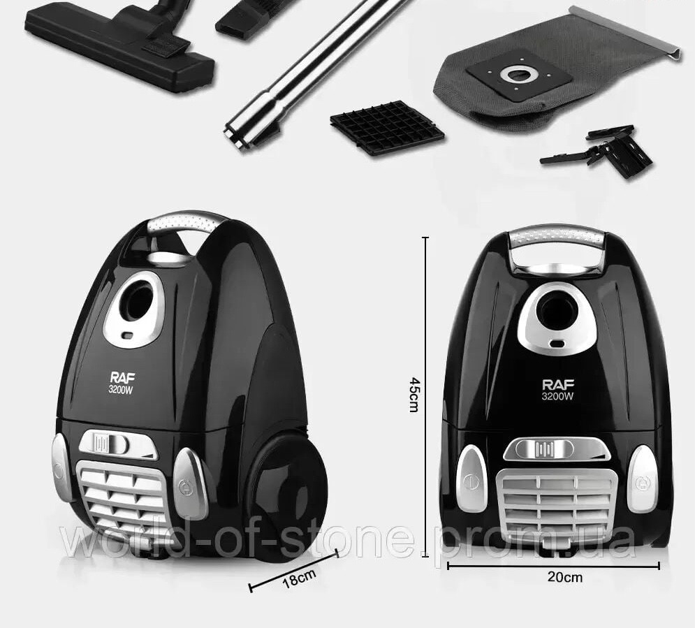 Փոշեկուլ Raf R8701 2/1 բաժակով և պարկով, изображение 3