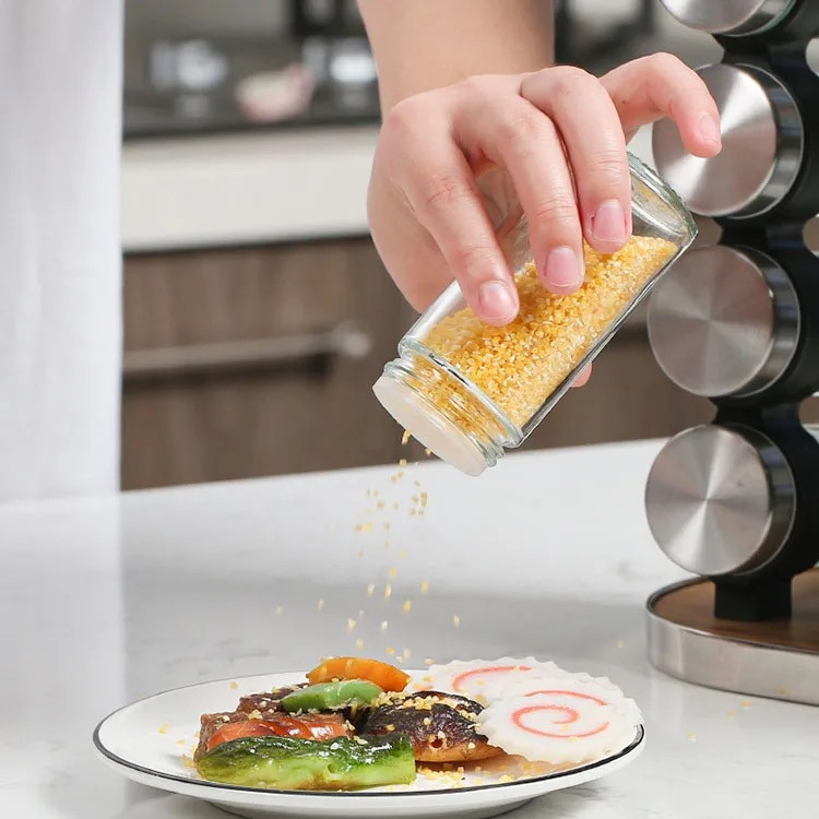 12 Տեղանոց համեմունքների տարաների հավաքածու իր տակդիրով, изображение 4