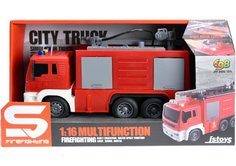 Ջուր փչող հրշեջ Fire Truck Toy-ը ձայնով և լույսով, изображение 2