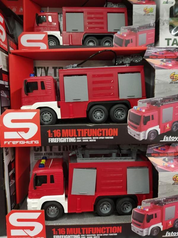 Ջուր փչող հրշեջ Fire Truck Toy-ը ձայնով և լույսով, изображение 5