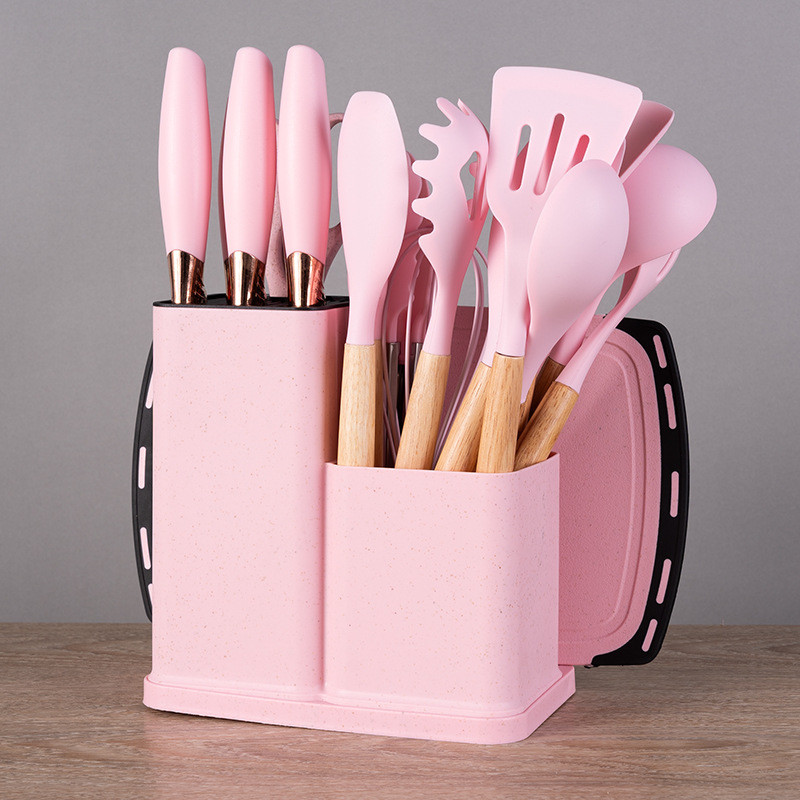 Սիլիկոնե գդալների և դանակների հավաքածու 19 կտոր, изображение 5