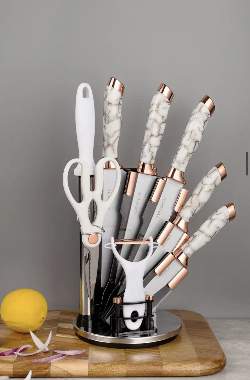 Դանակների 8 կտորից հավաքածու պտտվող տակդիրի վրա, изображение 2