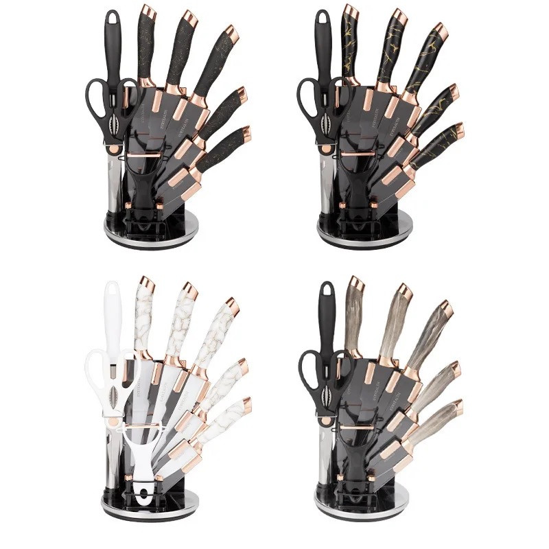 Դանակների 8 կտորից հավաքածու պտտվող տակդիրի վրա, изображение 9