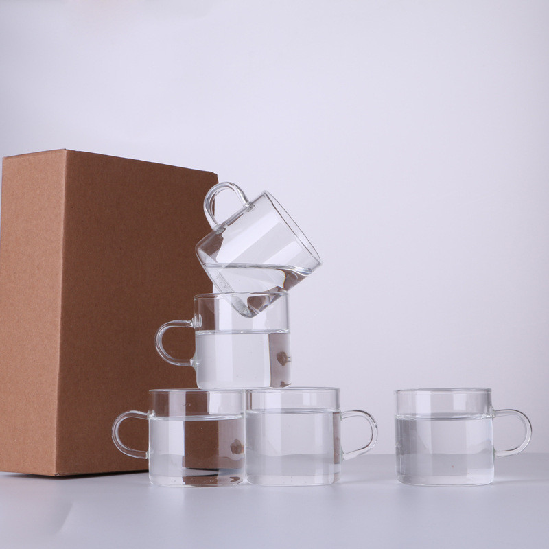 Ապակյա թափանցիկ բաժակներ 120 մլ, изображение 2