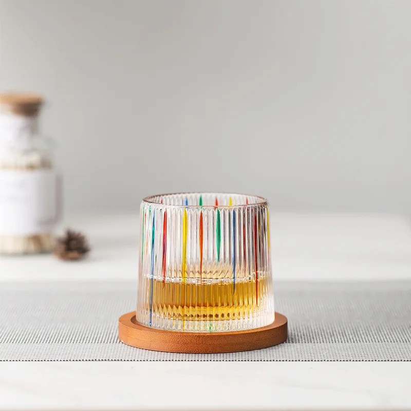 Վիսկիի պտտվող բաժակներ բամբուկե տակդիրով, 4 հատ, изображение 11