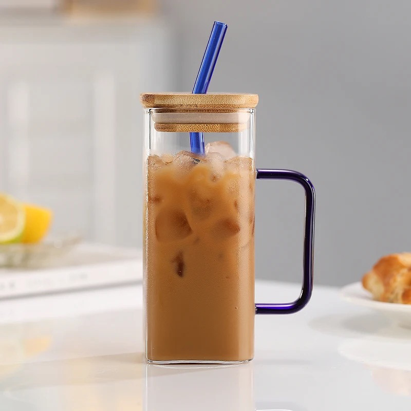 Ապակյա գունավոր պոչերով բաժակներ ապակյա ձողերով, изображение 3