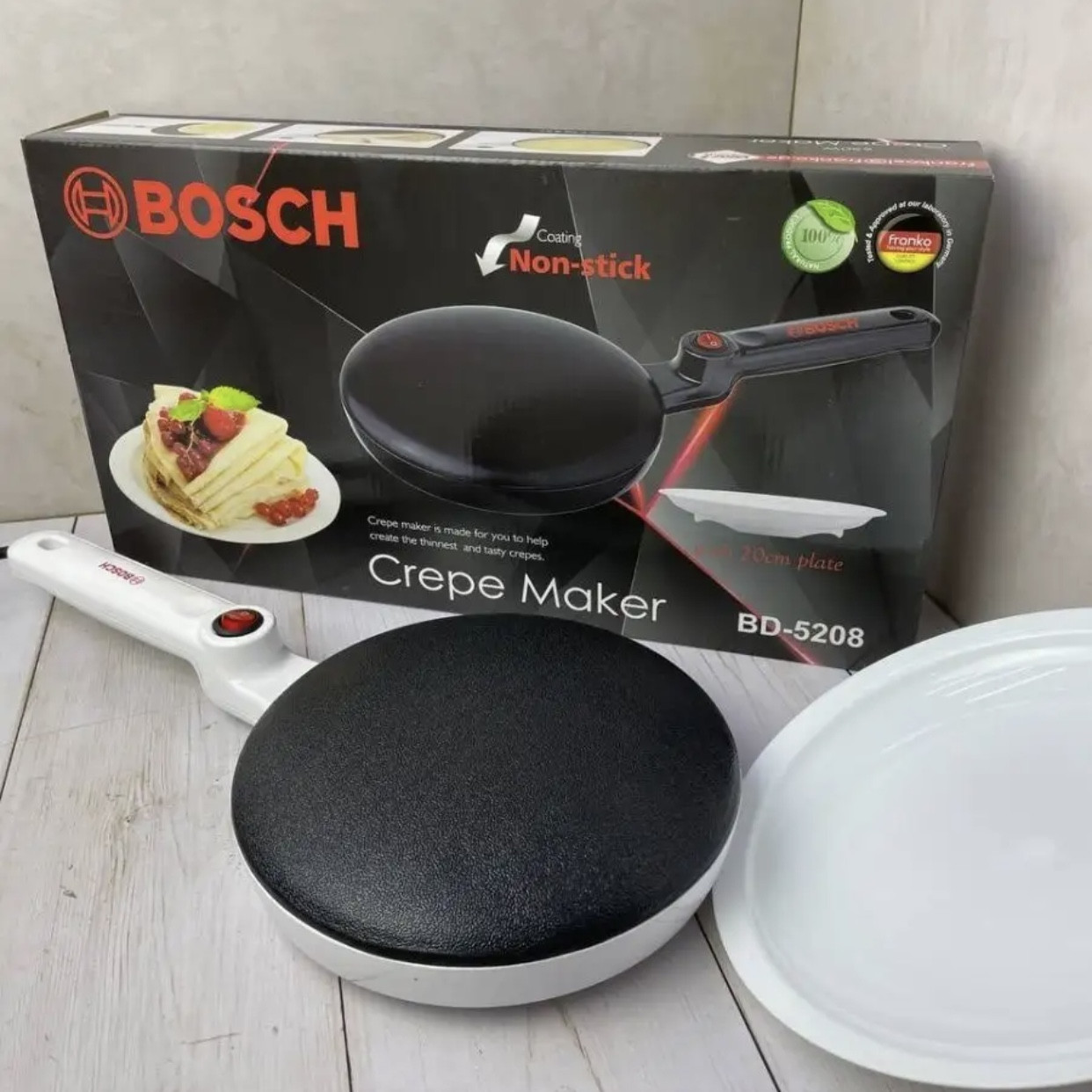 Bosch BD-5208 էլեկտրական թավա նրբաբլիթ պատրաստելու համար