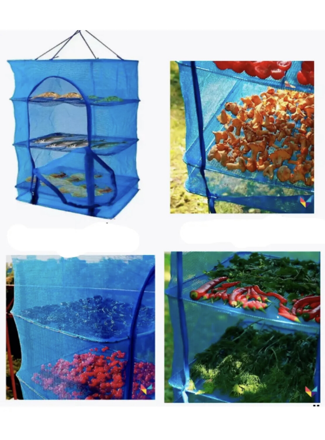 Ամուր և շնչող կտորից չրի չորանոց 35x35x65, изображение 8