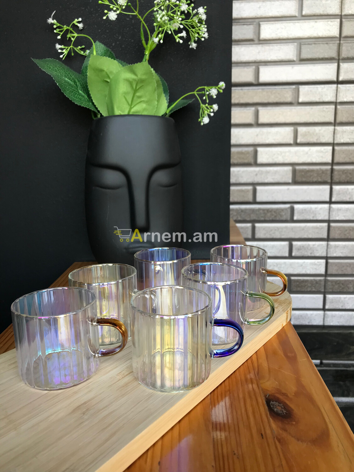 Քամելեոն ապակուց սուրճի բաժակներ, 6 հատ, изображение 4